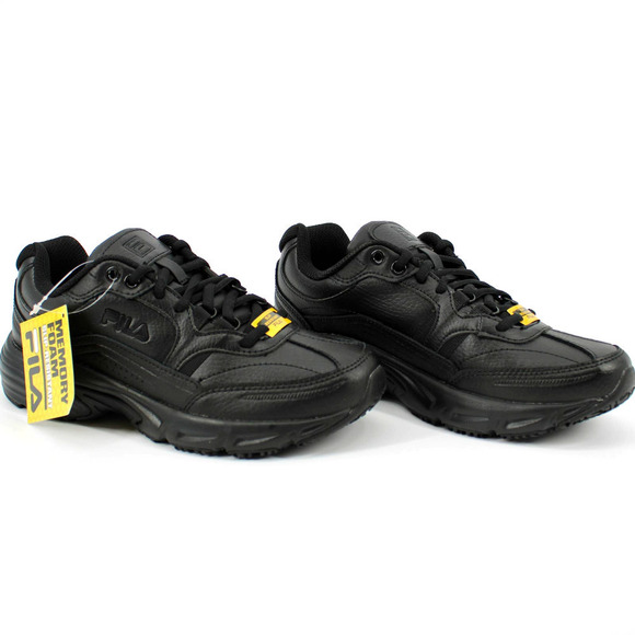 Fila Workshift Slip Resistant Work Shoe Womens Size 7 in Black NEW - Picture 1 of 8
